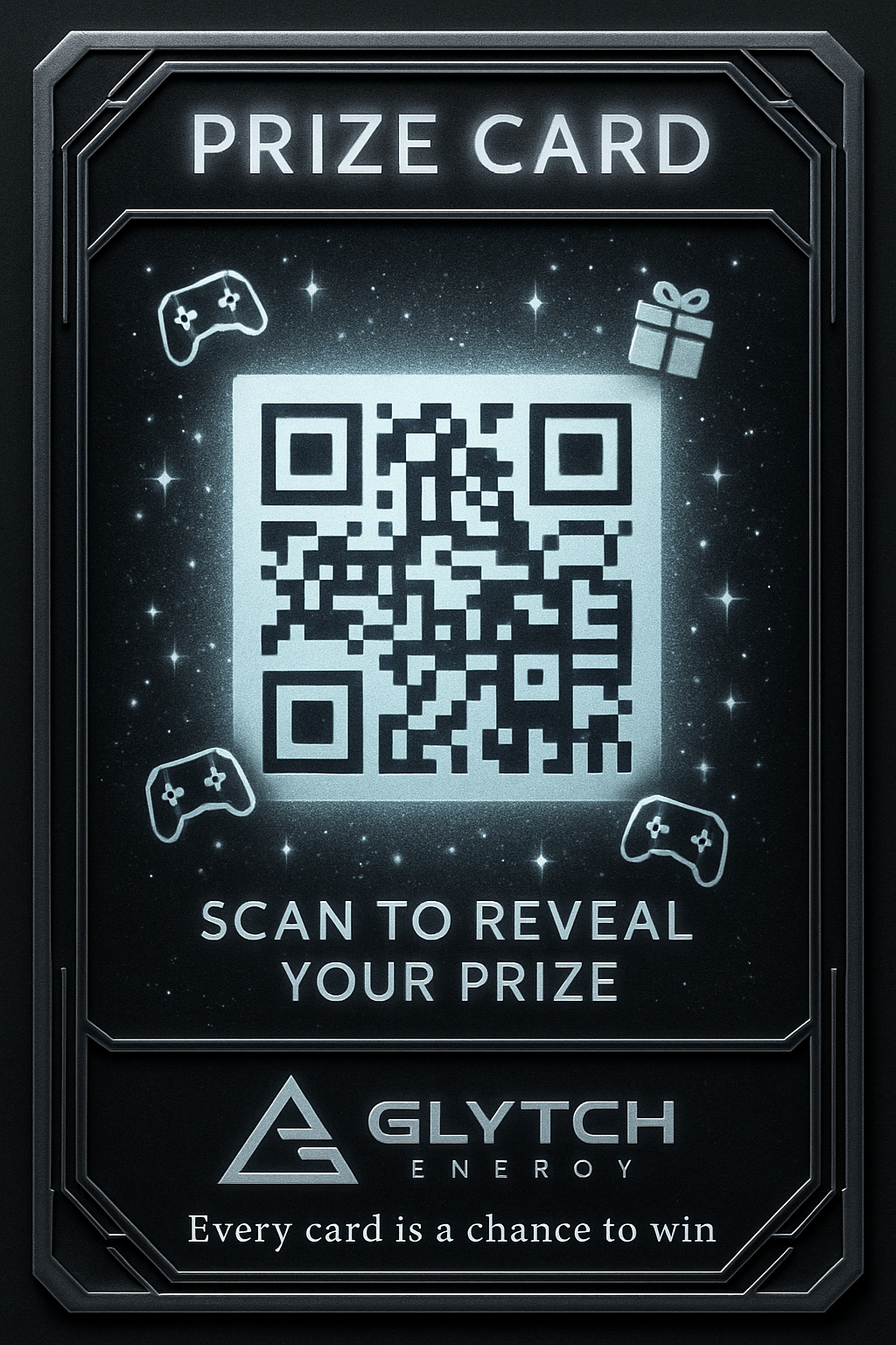 Silver Prize QR Card